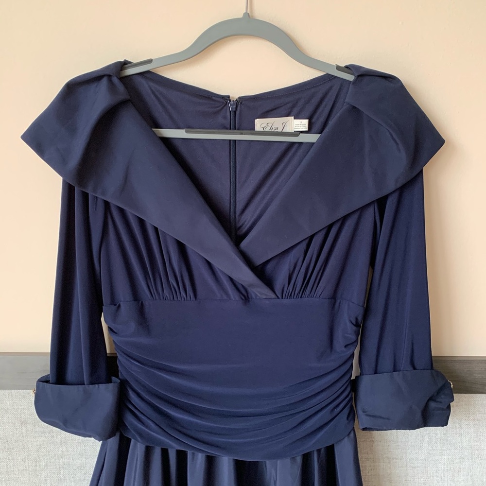 Beautiful Navy Blue Eliza J dress